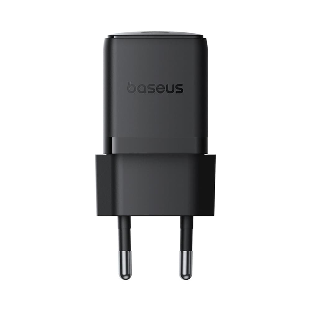 Baseus Palm Fast Charger 1C 30W With Mini White Cable USB-C to USB-C 60W 1m - Cluster Black