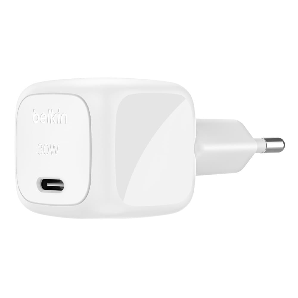 Belkin Wall Charger USB-C Cube 30W PPS - White