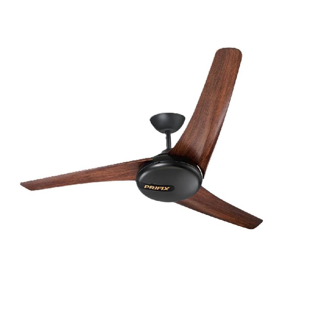 Prifix Jumbo Ceiling Fan Wooden 56" - 3 Blades - 5 Speed - Wooden Brown - CFJ561