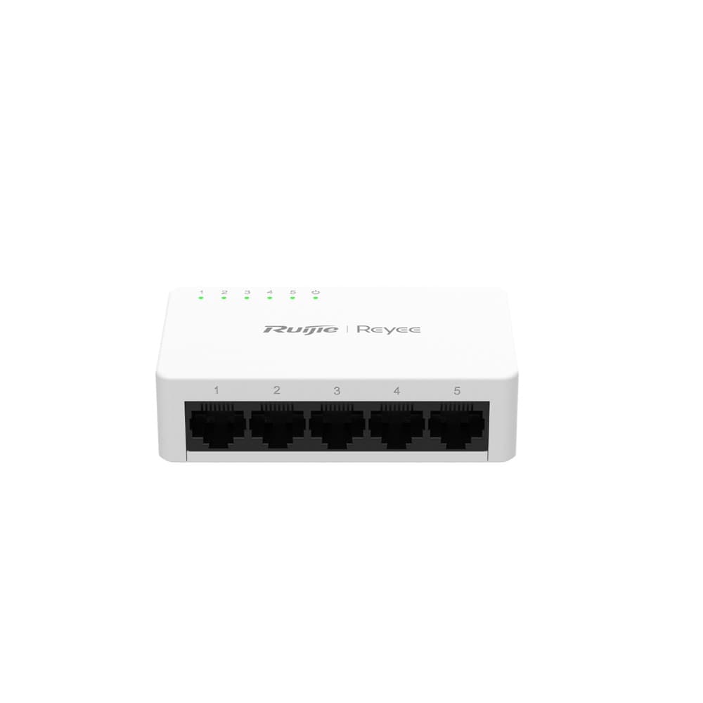Ruijie Desktop Switch - 5-Port 10/100/1000 Mbps RG-ES05G