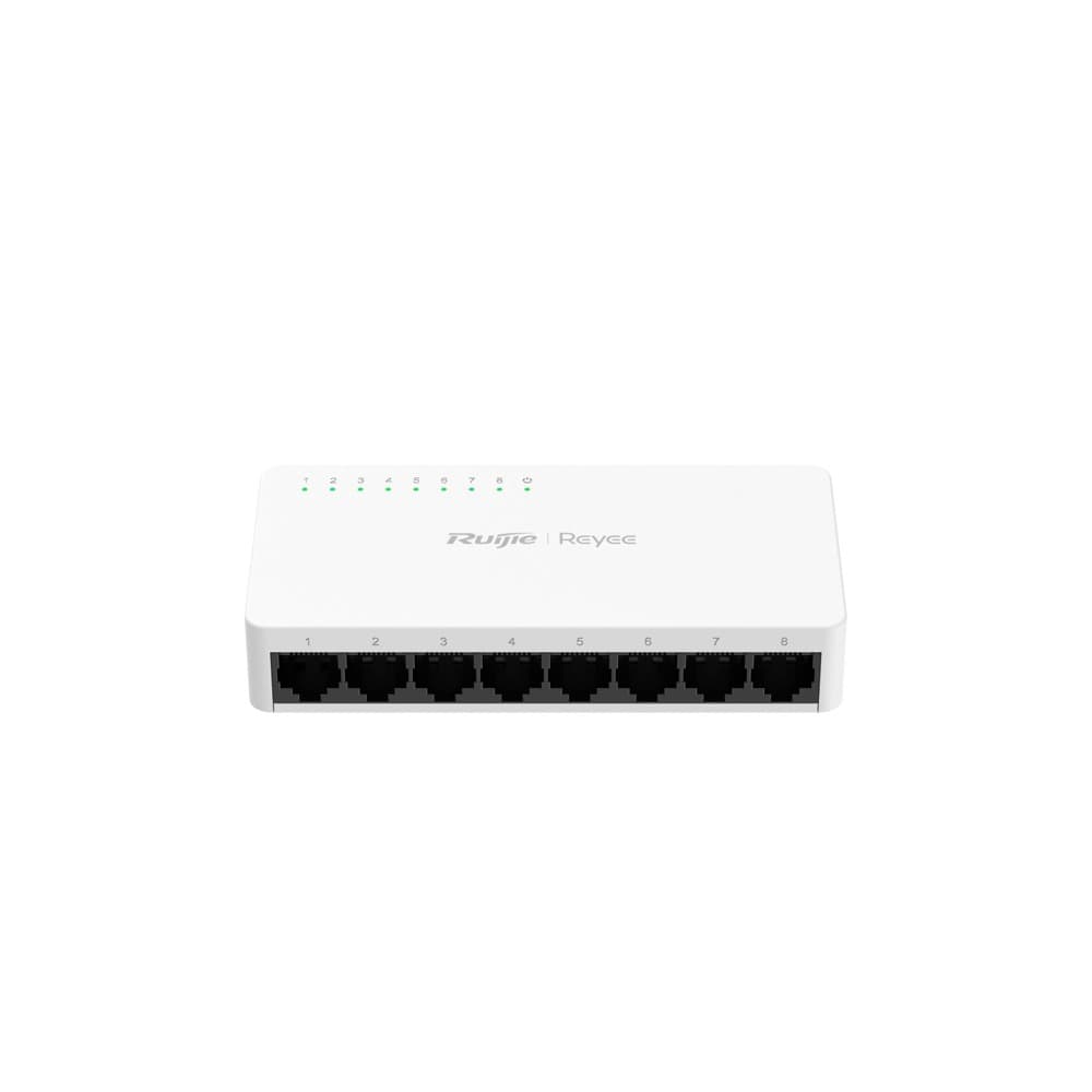Ruijie Desktop Switch - 8-Port 10/100/1000 Mbps RG-ES08G
