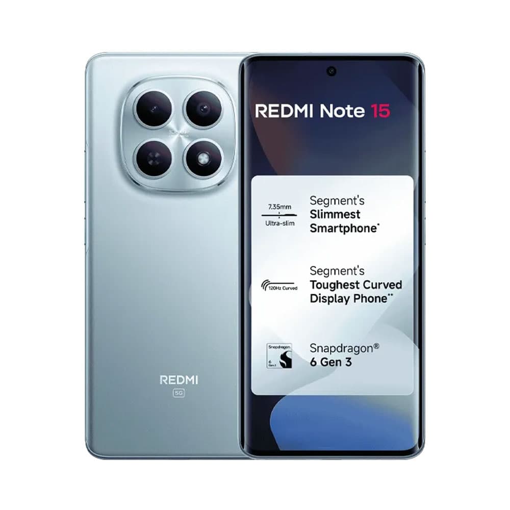 Xiaomi Redmi Note 15 5G - 12GB RAM - 512GB - Glacier Blue