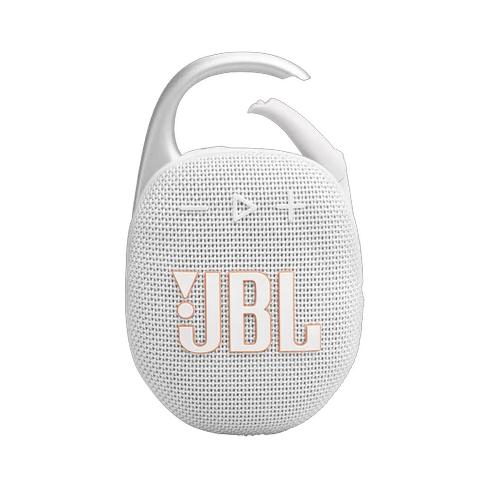 JBL Clip5 Bluetooth Speaker - White