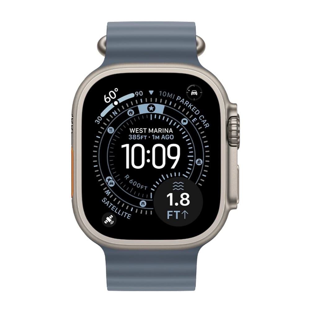 Apple Watch Ultra 3 49mm Natural Titanium Ocean Band