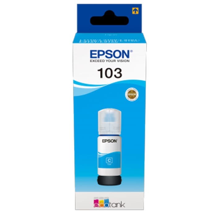 Epson 103 Ecotank 65ML Cyan Ink Bottle - C13T00S24A