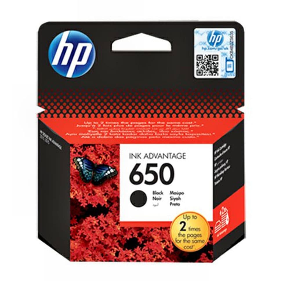 اتش بى 650 خرطوشة حبر- اسود