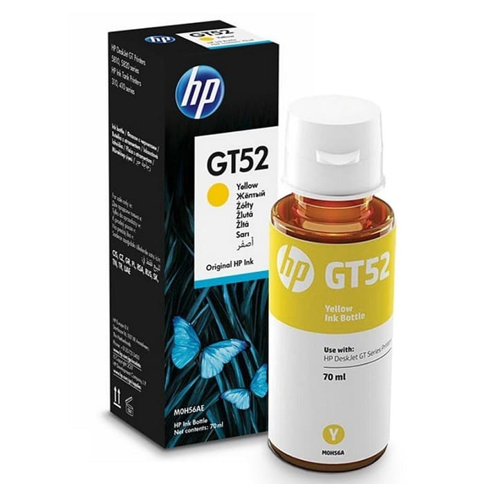 HP GT52 Yellow Original Ink Bottle - M0H56A