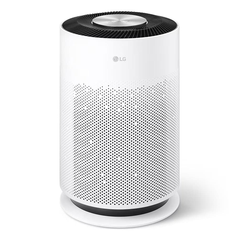LG Puri Care Air Purifier 6-step filtration PM 1.0 sensor - 360 purification with 62 m² coverage - White - AS60GHWG0