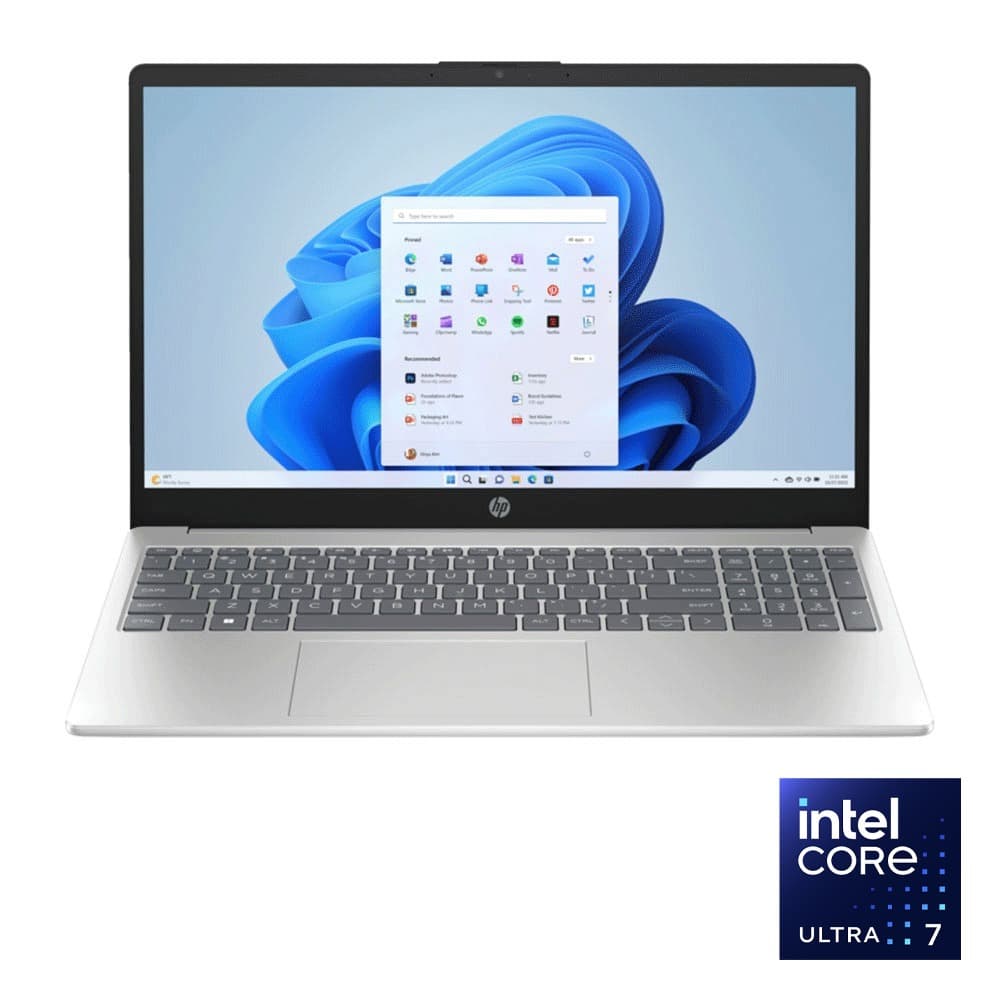 اتش بي 15-fd2001ne لاب توب - انتل® كور® الترا 7-255U - رامات 16 جيجا بايت - هارد ديسك 1 تيرا بايت SSD - جرافيك Intel® Graphics - شاشه 15.6 FHD - ويندوز 11 - فضي