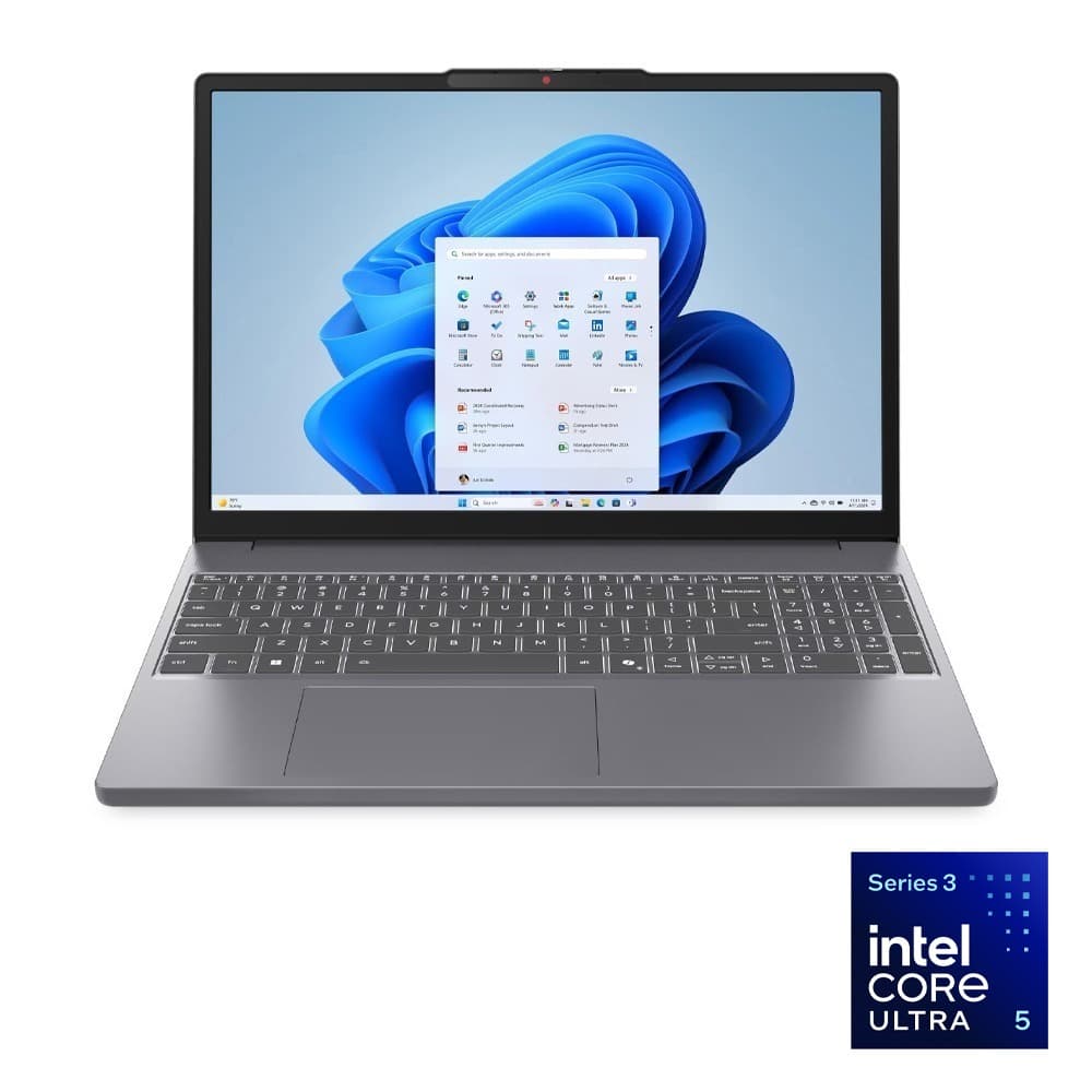 Lenovo IdeaPad Slim 3 15IPH11 Laptop - Intel® Core™ Ultra 5-322 - 16GB - 512GB SSD - Integrated Intel® Graphics - 15.3" WUXGA 60Hz - Win11 - Luna Grey