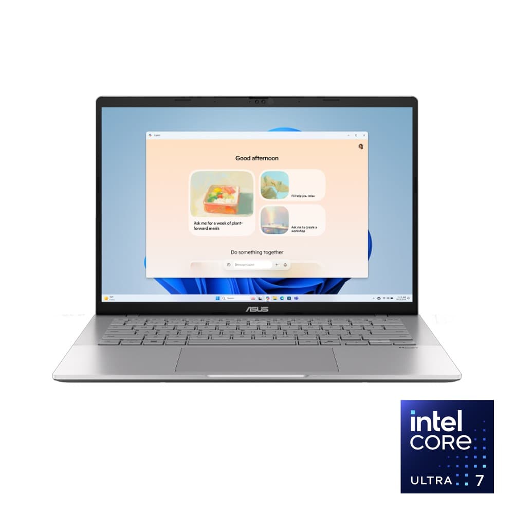 ASUS Vivobook S14 S3407CA-LY007W Laptop - Intel® Core™ Ultra 7-255H - 16GB - 1TB SSD - Intel® Arc™ Graphics - 14" WUXGA 60Hz - Win11 - Silver