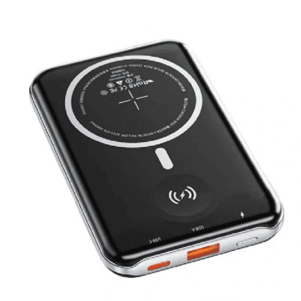 Awei P188K Magnetic DigItal Power Bank 10000mAh, 22.5W - Black