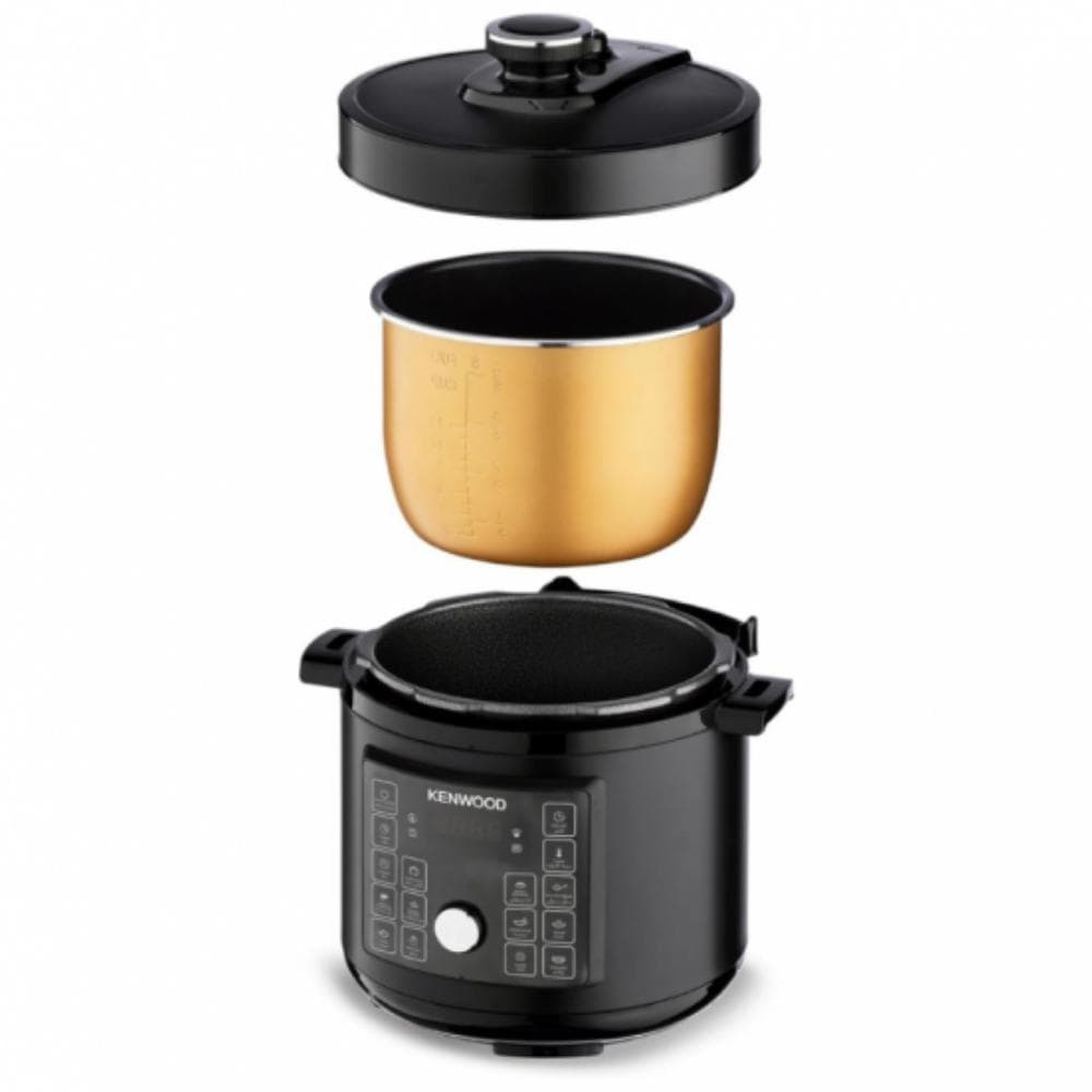 Kenwood Electric Pressure Cooker, 6 Liters, 1000 Watt, PCM90.000BK - Black