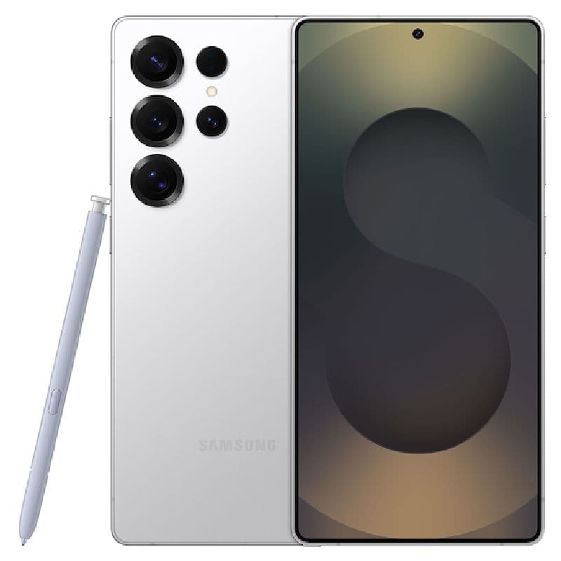 Samsung Galaxy S25 Ultra , 512 GB , 12 GB , 5G LTE , Dual-SIM - Titanium Whitesilver (One Year Local Warranty)