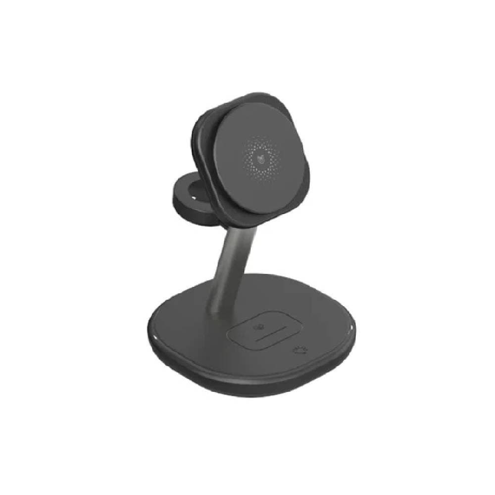 Nine 3-in-1 Magnetic Wireless Charger 15W - Black