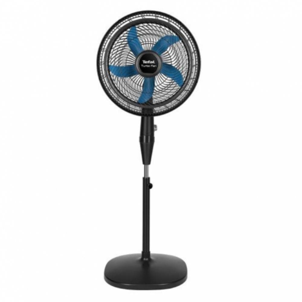 Tefal Stand Fan, 16 Inch, 3 Speeds, Turbo, VY5391E2 - Black