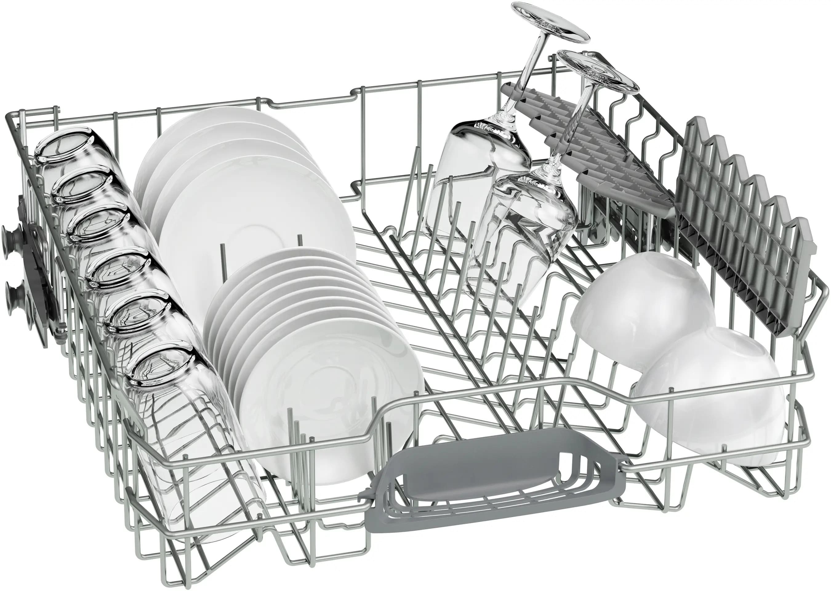 Bosch Series 4 Free Standing Dishwasher , 14 Persons Brushed Steel - SMS46NI20V