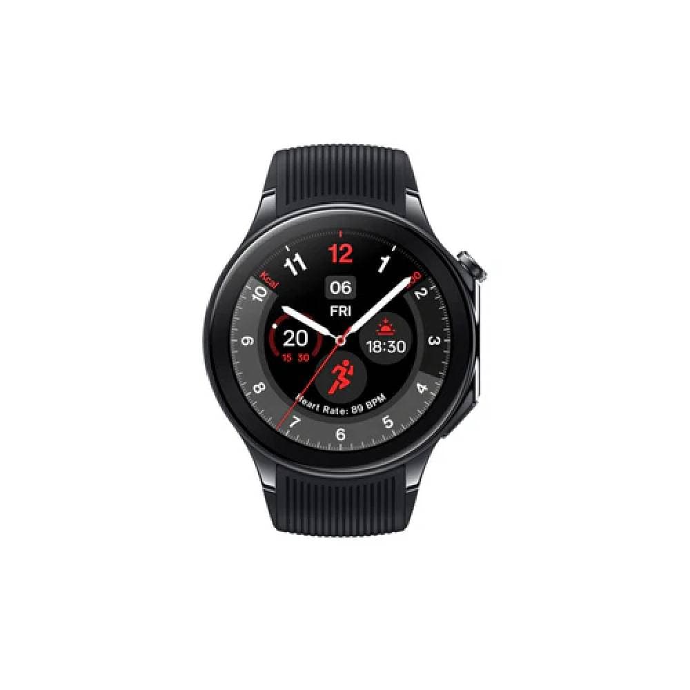 ساعة ون بلس 2، مكالمات بلوتوث، نظام تحديد المواقع العالمي (GPS)، NFC - أسود فولاذي