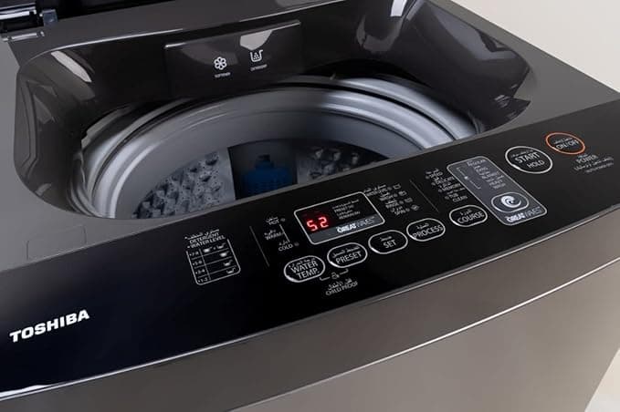 Toshiba Top-Loading Automatic Washing Machine, 13kg, Silver - AW-DUK1300KUPEG(SK)