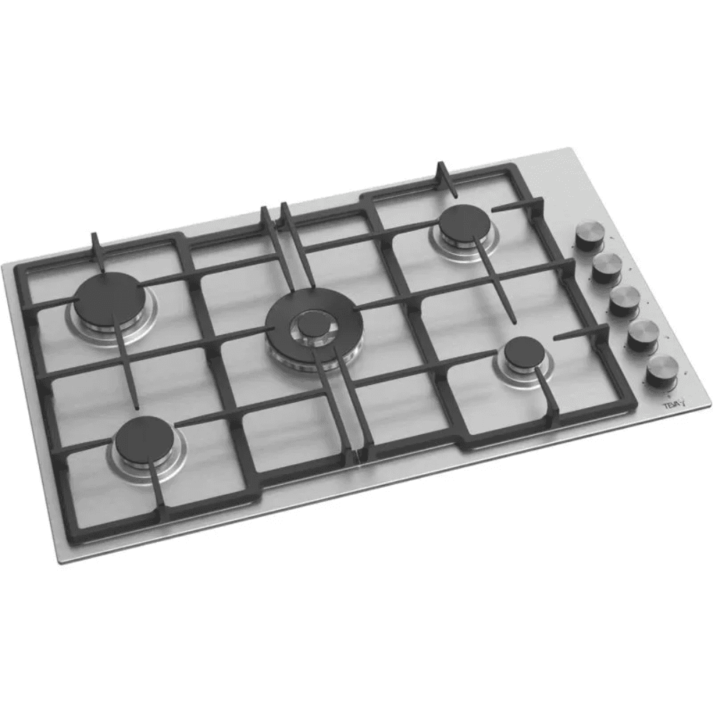 Teva Built-in Cooker, 90 cm, 5 Burners, Stainless Steel, ED221 - Silver