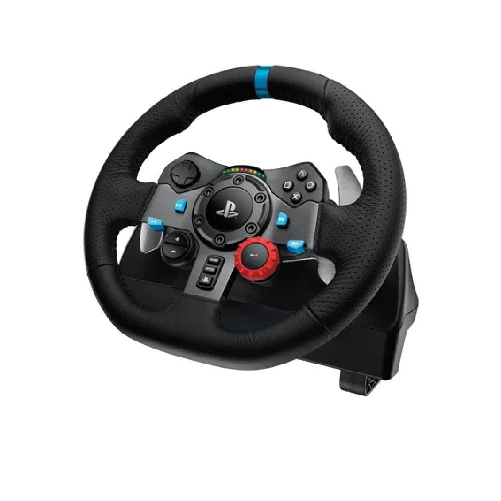 عجلة قيادة سباقات لوجيتك G29 Driving Force - أسود