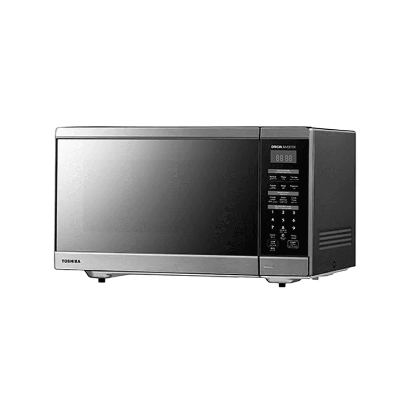 Toshiba Solo Microwave, 45 Liters, Inverter, ML3-EM45PFI(MB) - Silver Black