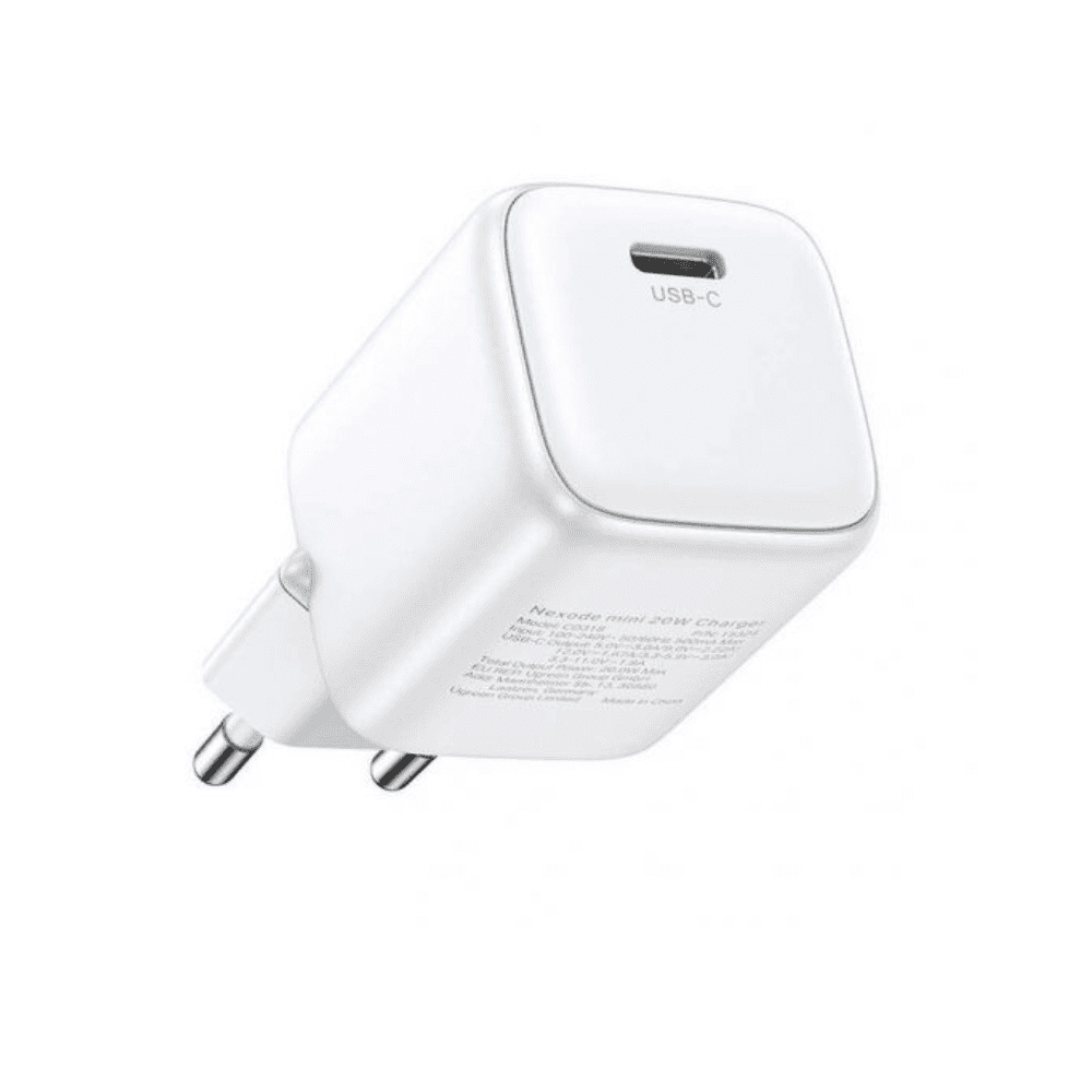 UGREEN Nexode GaN Wall Charger with USB-C PD Port, 20W, White - CD318