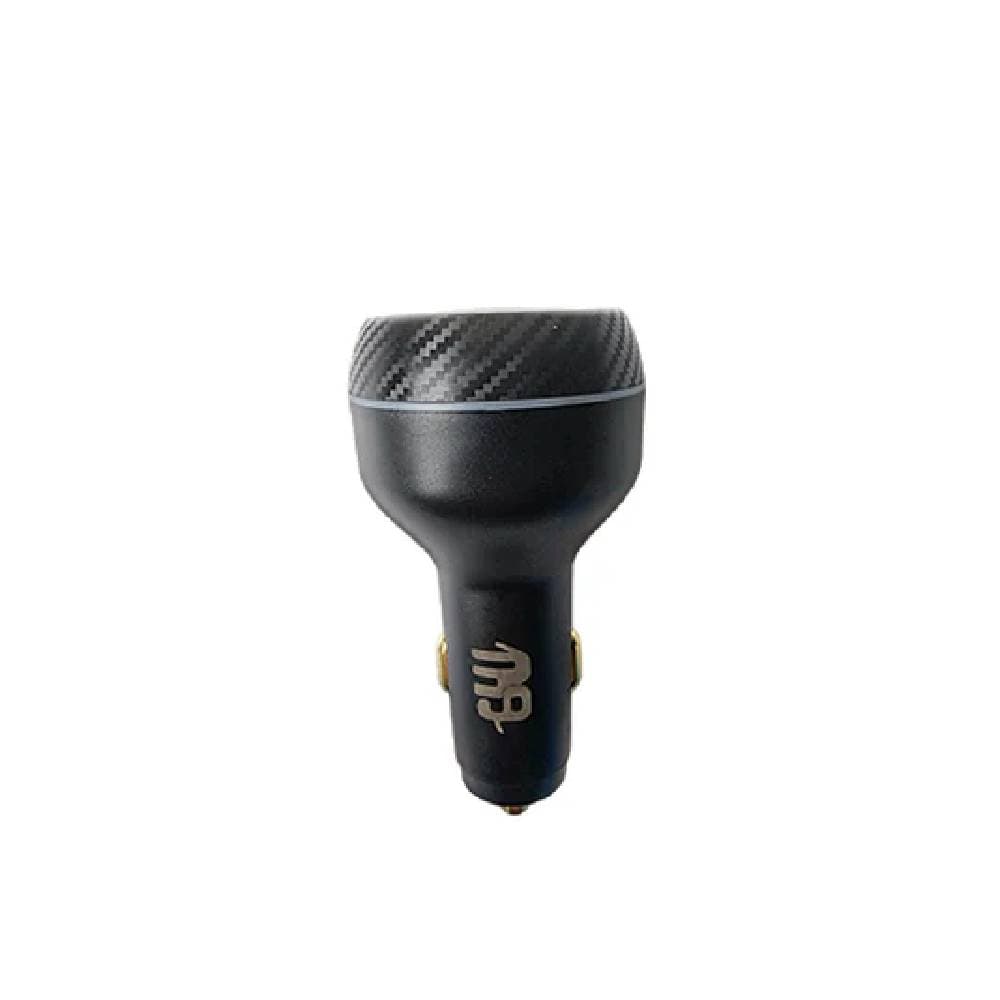 Nine Mega Car Power Fast Car Charger 130W - Black