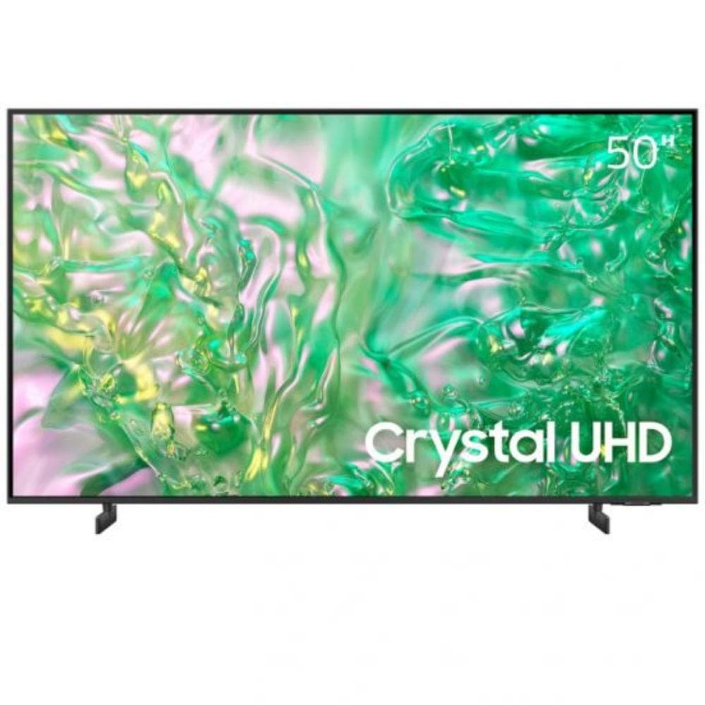 سامسونج تلفزيون 50 بوصة كريستال UHD 4K سمارت، 50DU8000 - أسود