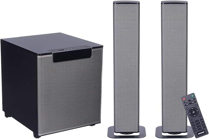 مسرح منزلي ميديا تك، 70 وات، بلوتوث، MT-737 - رمادى