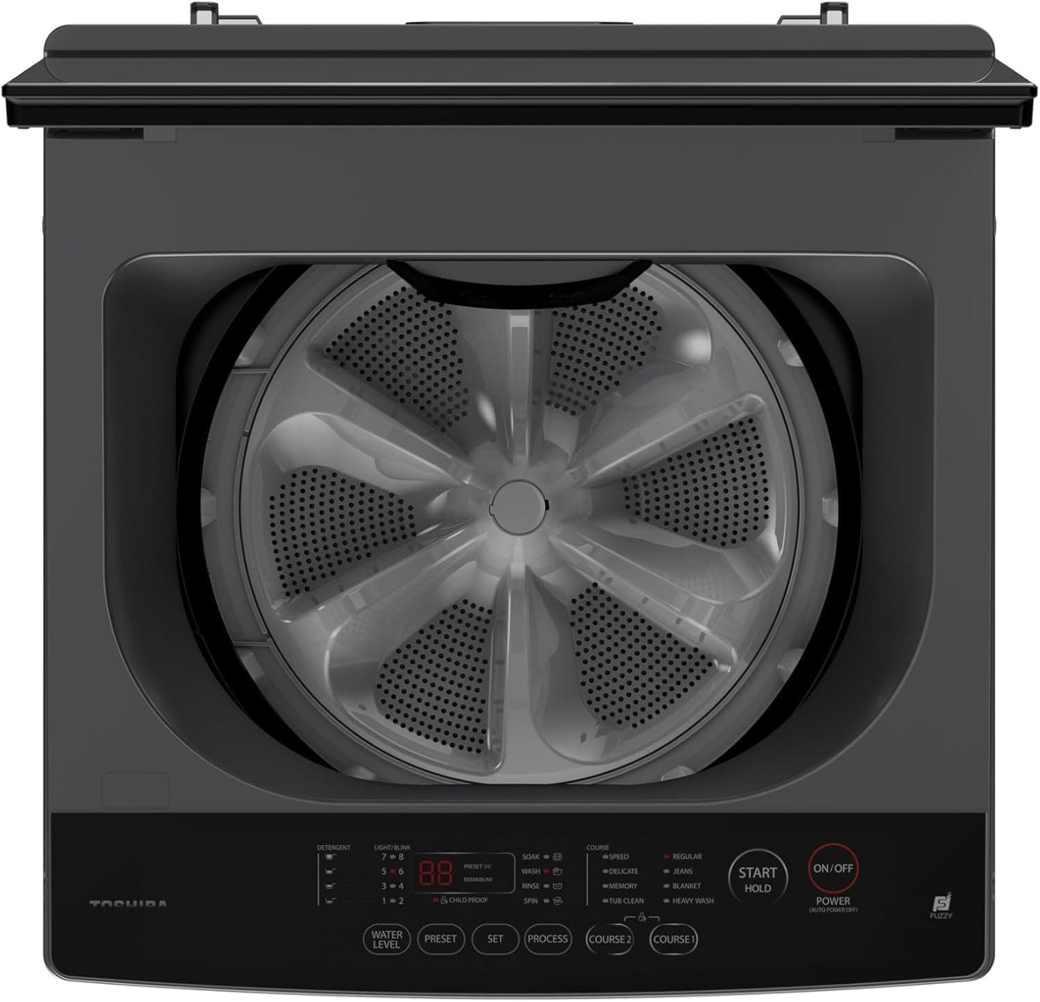 Toshiba Washing Machine, Top Automatic, 15 kg, Inverter, AW-DUHN1600LUPEG(MK) - Grey