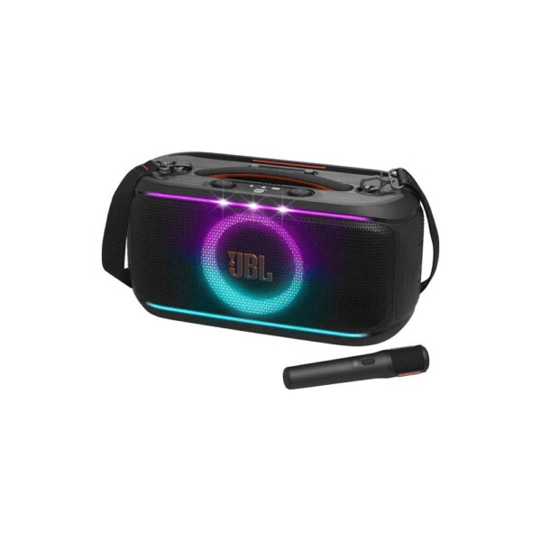 JBL PartyBox On-The-Go 2 Portable Party Speaker with Mic - Black