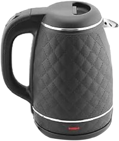 City kettle, 1.8 liters, inner body made of stainless steel, 1500 watts - Black