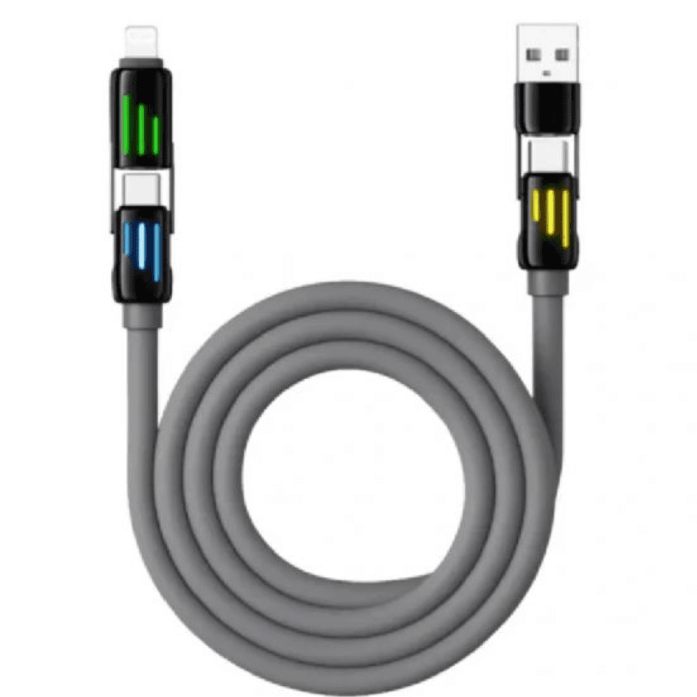 Infinix XDX15 Fast 4-in-1 Cable, 240W - Gray