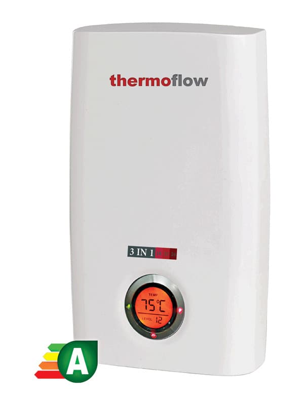 سخان مياه كهربائي فوري ثيرموفلو، (18-21-24) كيلو واط - أبيض، 3IN1-white