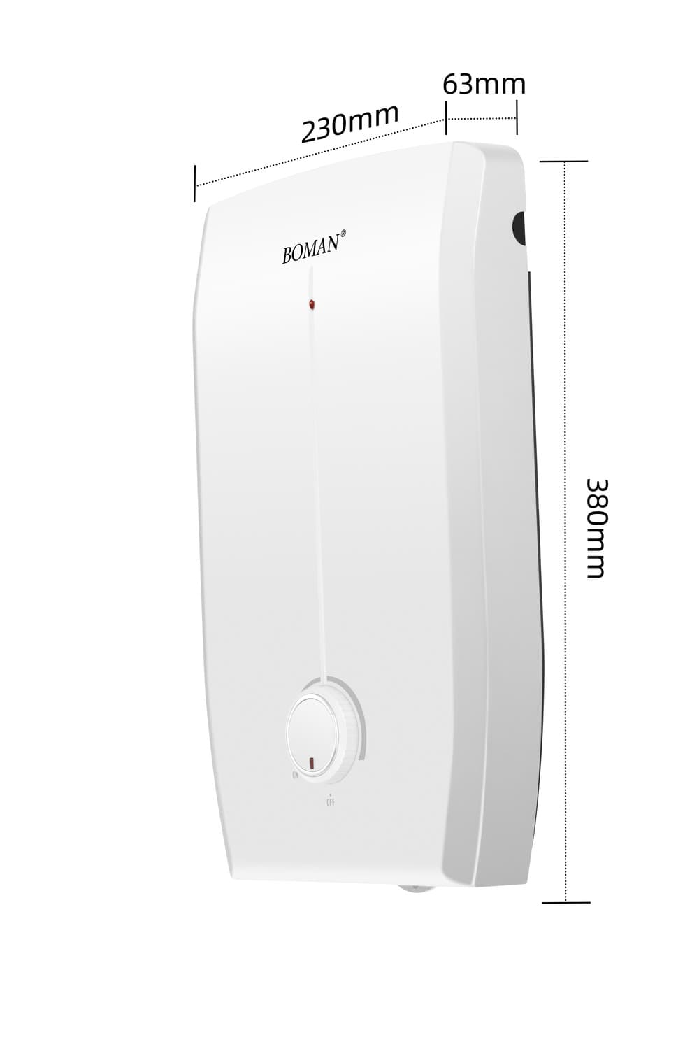 Bowman Instant Electric Water Heater, 11 kW - White, GL7-11-White