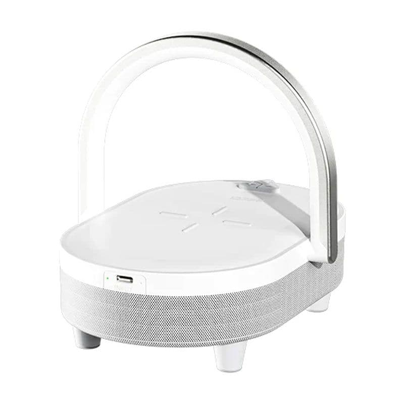 Recci 4-in-1 Wireless Charger, Stand & 15W Light - White, RLS-L16