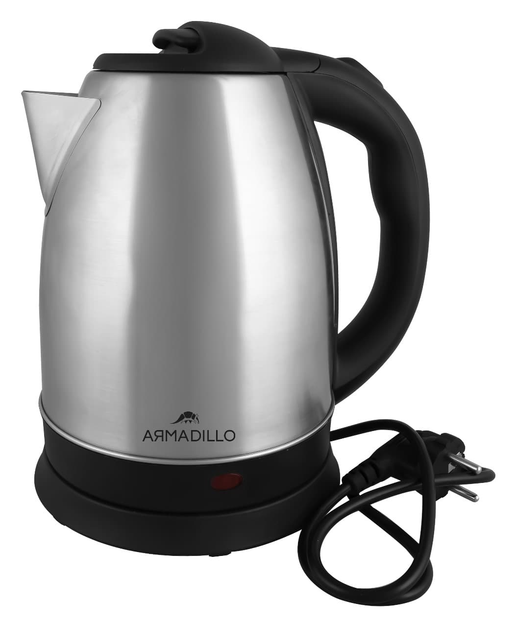 كاتيل كهربائي ارماديللو، 2 لتر، 1500 وات، ستانلس ستيل - ARM-SDA-KTL-BK-0002