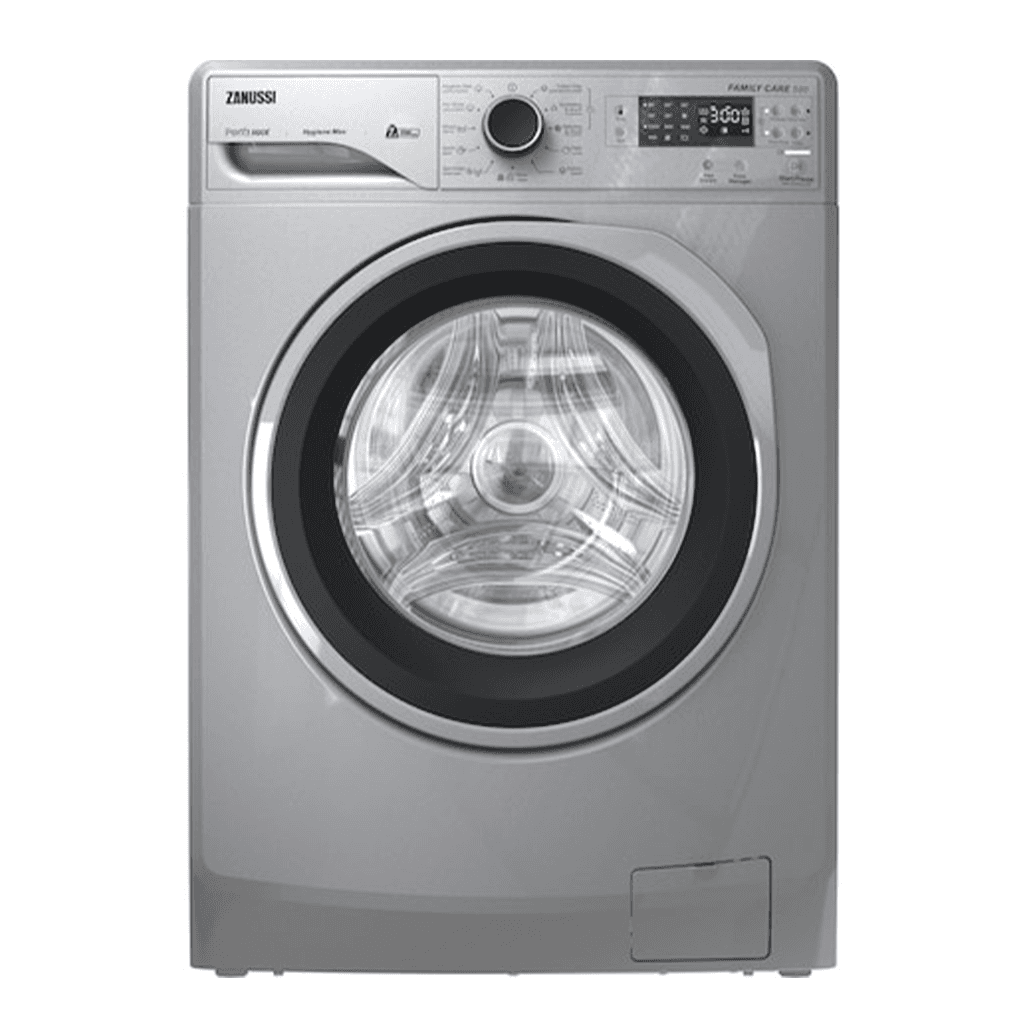product-Zanussi Perlamax Washing Machine,7 Kg,Silver -ZWF7240SS5