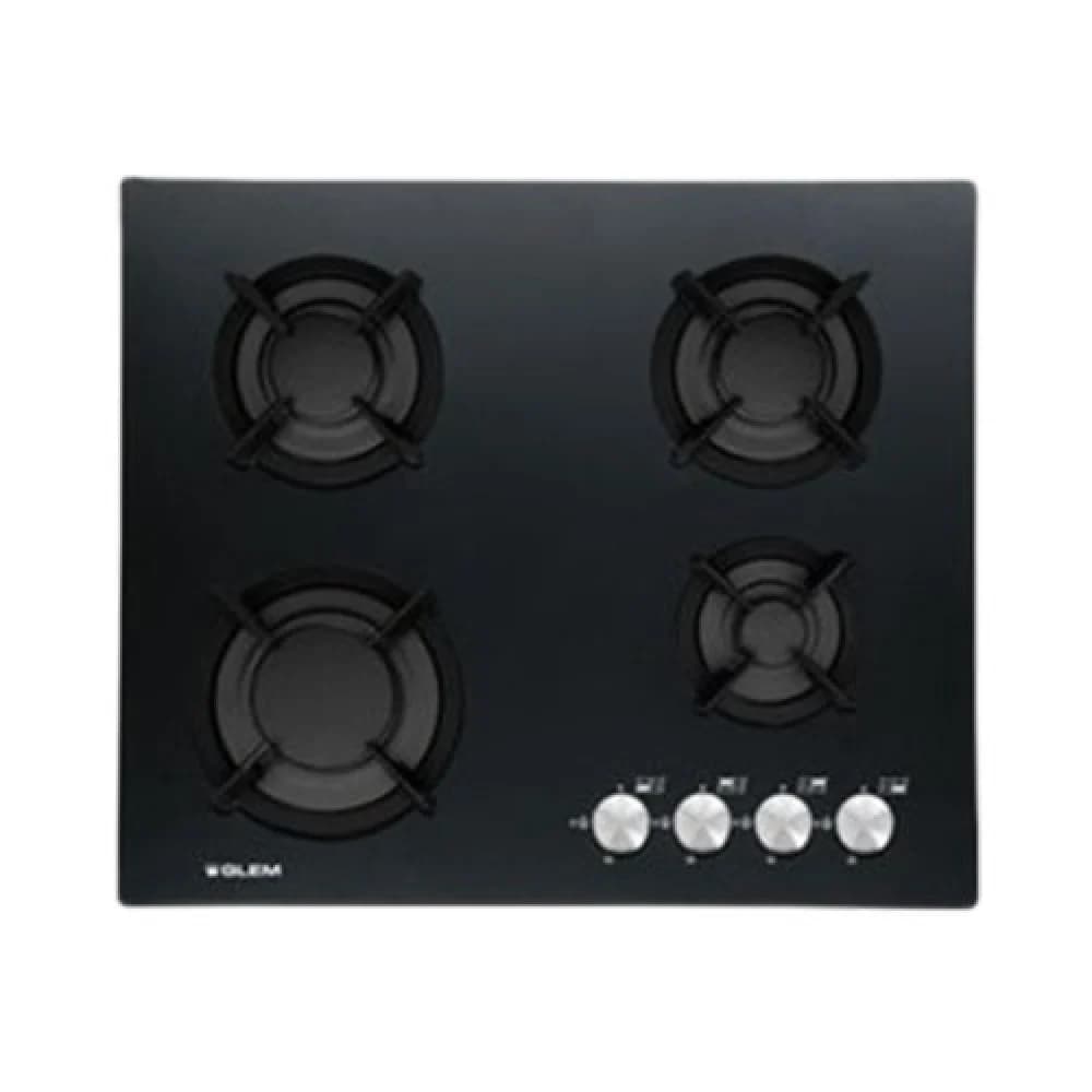 Glem Gas | Built in Gas Stove, 60 cm, 4 burner - Black