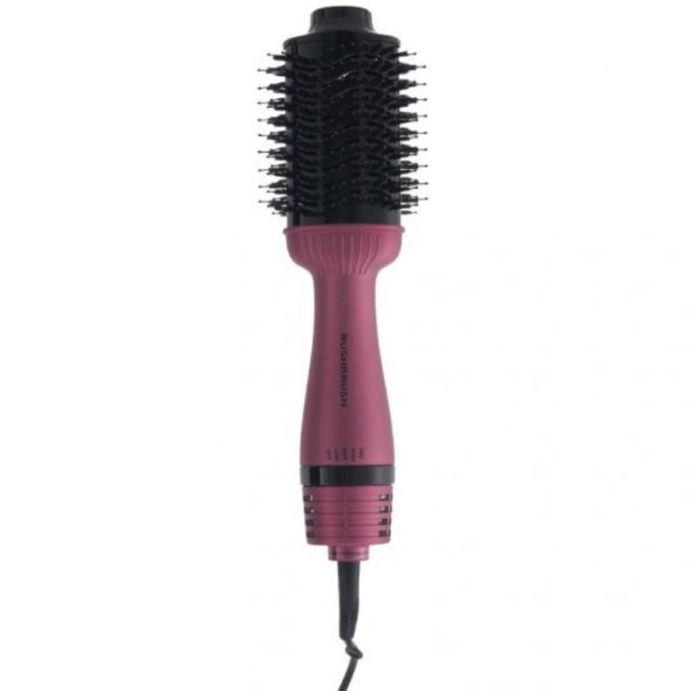 Rush Brush V3 Pro Hair Straightener Brush, 1400 Watt - Raspberry