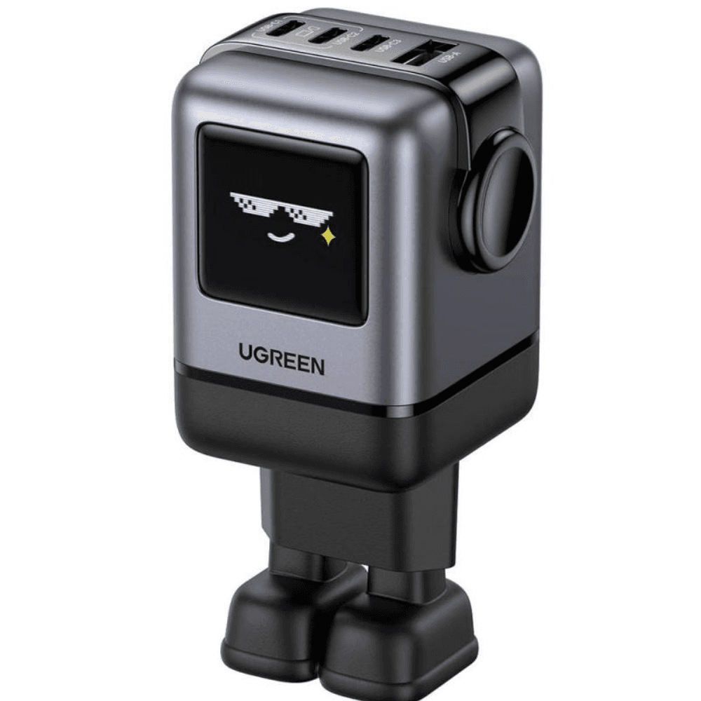 Ugreen Chager Home Adapetr 100W 4 - port robot GAN V688 - Gray