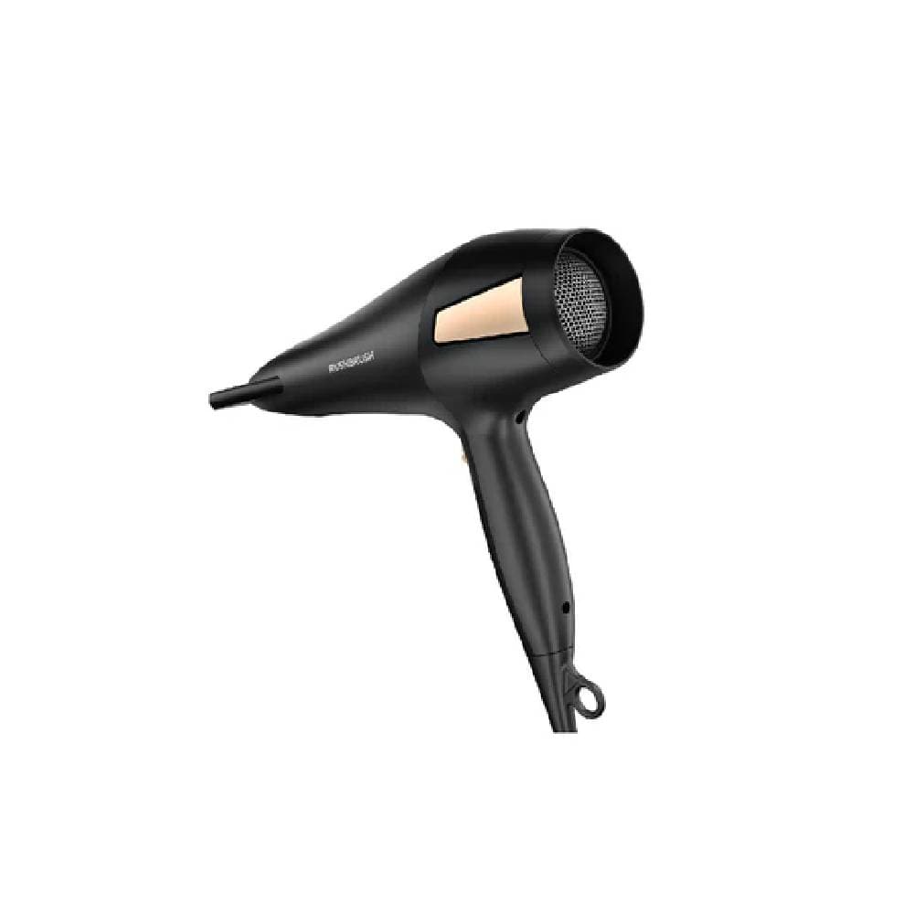 Rush Brush D2 Pro 2500W, Professional Hair Dryer with Removable Air Filter - Black