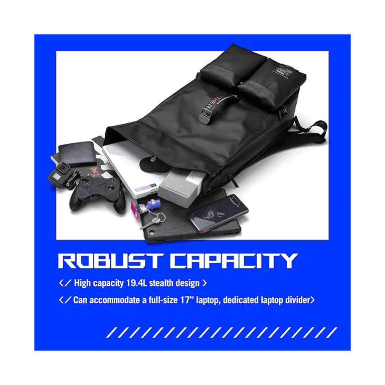 ASOS Backpack, 15.6 inch - Black, ROG SLASH – BP3705