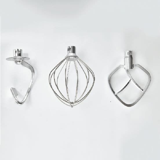 Mienta Platinum Plus Stand Mixer with Attachments, 5.5 Liters, 1300W, Black - KM38332A