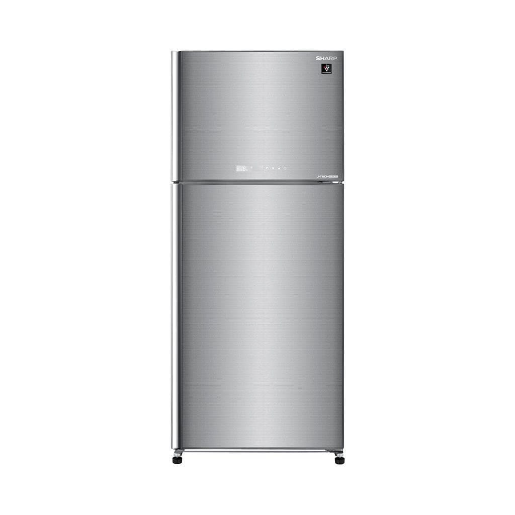 SHARP Refrigerator, Inverter No Frost, 396 Liter - Silver, SJ-GV48G-SL