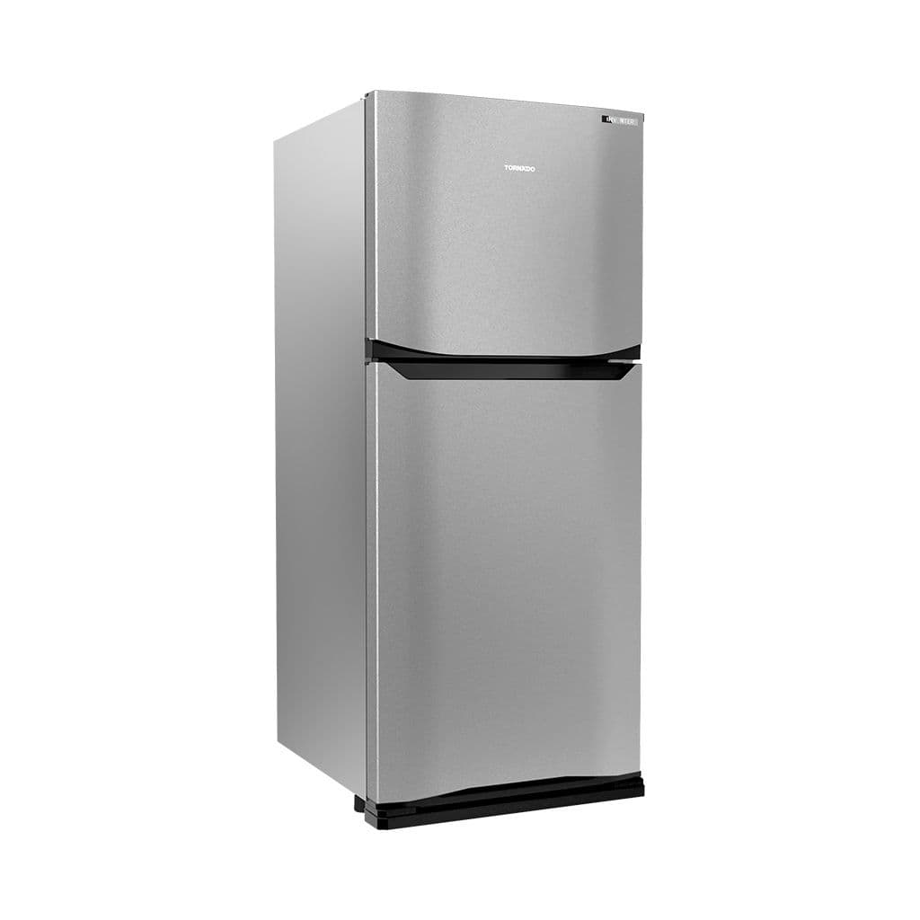 Tornado No Frost Refrigerator, 2 Doors, 304 Liters, RF-33FTV-SL - Silver