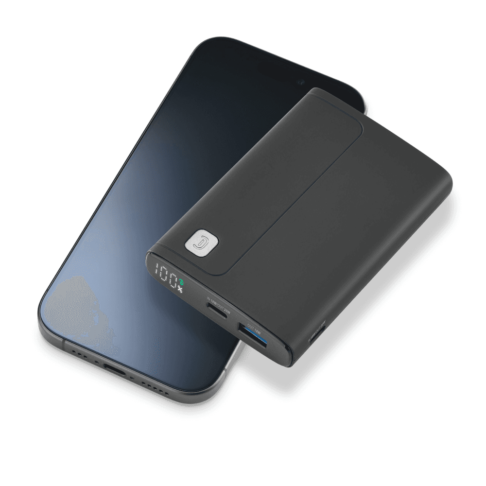 Cellularline Power Bank 10000 mah 20w PD 2 USB - Black