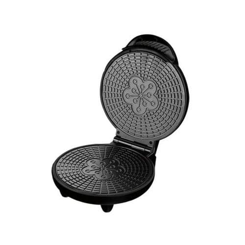 Sokany SK-135 2-in-1 Waffle and Ice Cream Cone Maker, 1200W, Silver/Black.