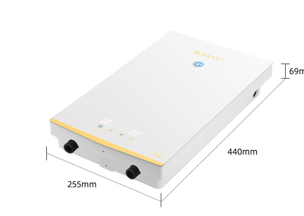 Bowman Instant Electric Water Heater, 12 kW - White, WZL13-white